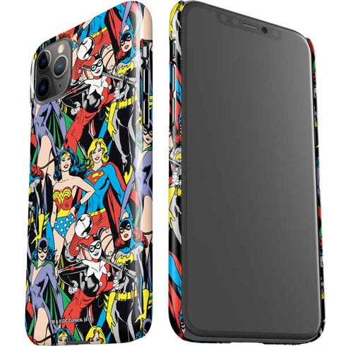 DC Comics Wonder Woman DC Bombshells Characters Pattern iPhone 11 Pro Max Lite Case