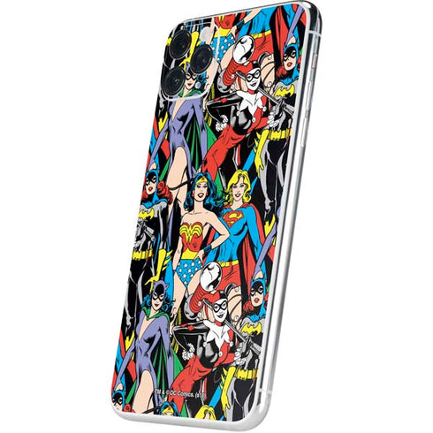 DC Comics Wonder Woman DC Bombshells Characters Pattern iPhone 11 Pro Max Skin