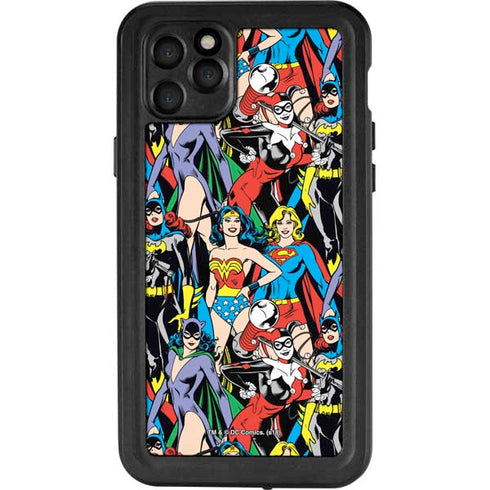 DC Comics Wonder Woman DC Bombshells Characters Pattern iPhone 11 Pro Max Waterproof Case