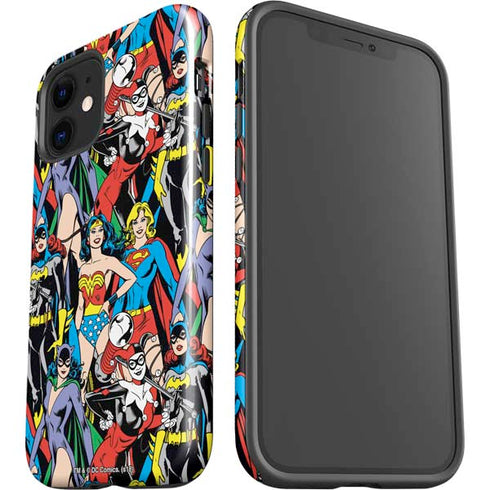 DC Comics Wonder Woman DC Bombshells Characters Pattern iPhone 12 Impact Case