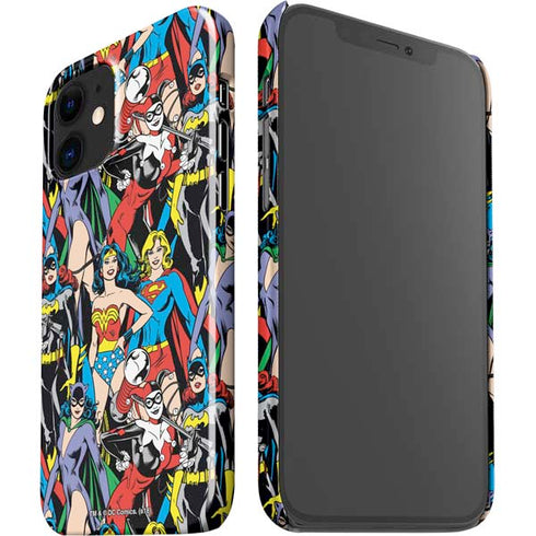 DC Comics Wonder Woman DC Bombshells Characters Pattern iPhone 12 Mini Lite Case