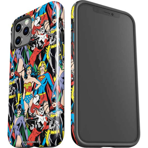 DC Comics Wonder Woman DC Bombshells Characters Pattern iPhone 12 Pro Impact Case