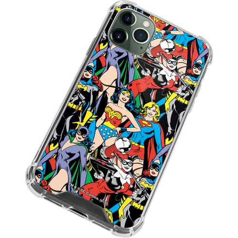 DC Comics Wonder Woman DC Bombshells Characters Pattern iPhone 12 Pro Max Clear Case