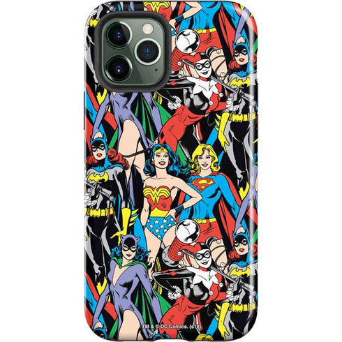 DC Comics Wonder Woman DC Bombshells Characters Pattern iPhone 12 Pro Max Impact Case