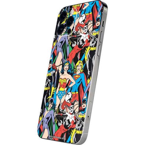 DC Comics Wonder Woman DC Bombshells Characters Pattern iPhone 12 Pro Skin