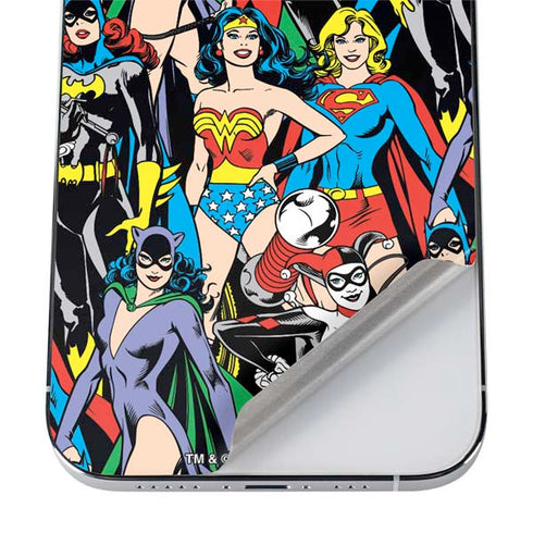 DC Comics Wonder Woman DC Bombshells Characters Pattern iPhone 12 Pro Skin