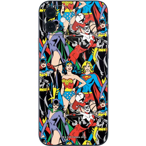 DC Comics Wonder Woman DC Bombshells Characters Pattern iPhone 12 Skin