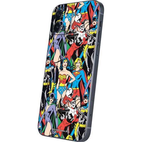 DC Comics Wonder Woman DC Bombshells Characters Pattern iPhone 12 Skin