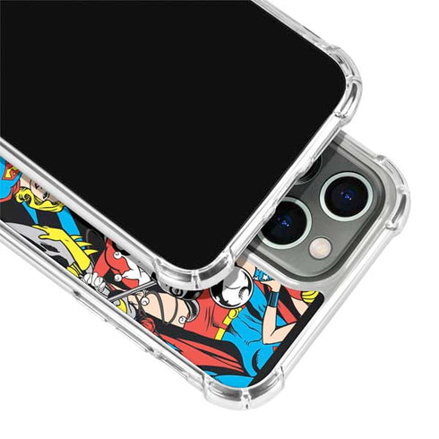 DC Comics Wonder Woman DC Bombshells Characters Pattern iPhone 13 Pro Clear Case