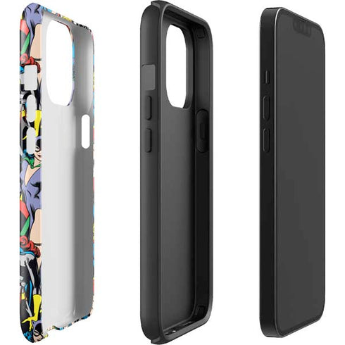 DC Comics Wonder Woman DC Bombshells Characters Pattern iPhone 13 Pro Max Impact Case