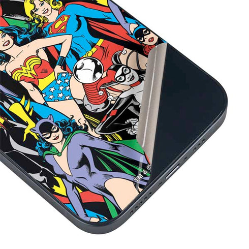 DC Comics Wonder Woman DC Bombshells Characters Pattern iPhone 14 Plus Skin