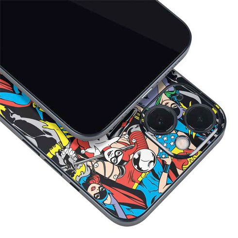 DC Comics Wonder Woman DC Bombshells Characters Pattern iPhone 14 Plus Skin