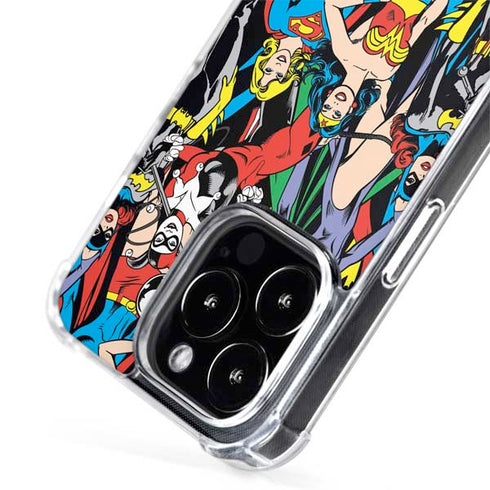 DC Comics Wonder Woman DC Bombshells Characters Pattern iPhone 15 Pro Max MagSafe Case