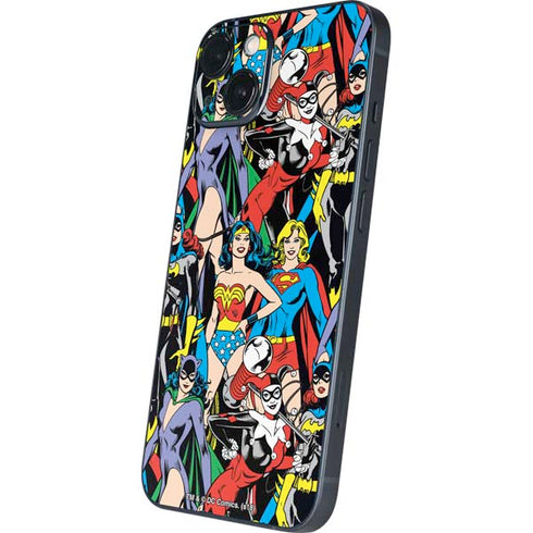 DC Comics Wonder Woman DC Bombshells Characters Pattern iPhone 14 Skin