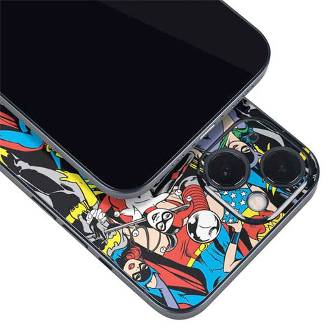DC Comics Wonder Woman DC Bombshells Characters Pattern iPhone 14 Skin