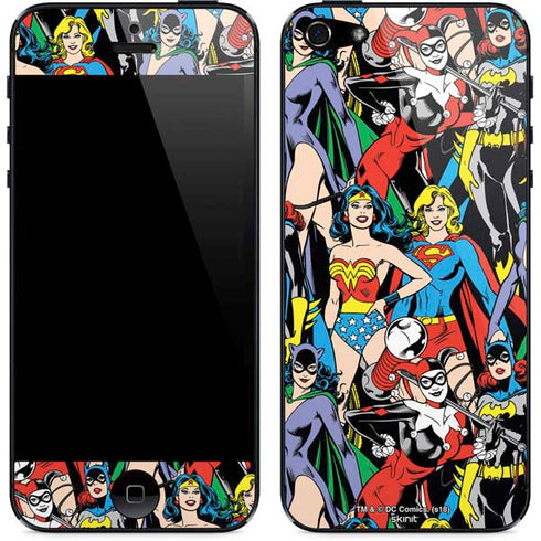DC Comics Wonder Woman DC Bombshells Characters Pattern iPhone 5/5s/5SE Skin