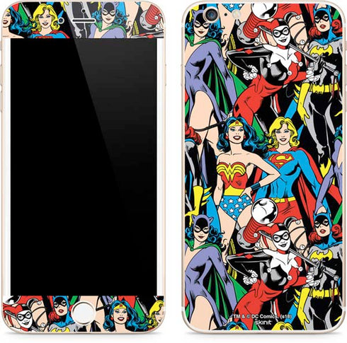 DC Comics Wonder Woman DC Bombshells Characters Pattern iPhone 6/6s Plus Skin