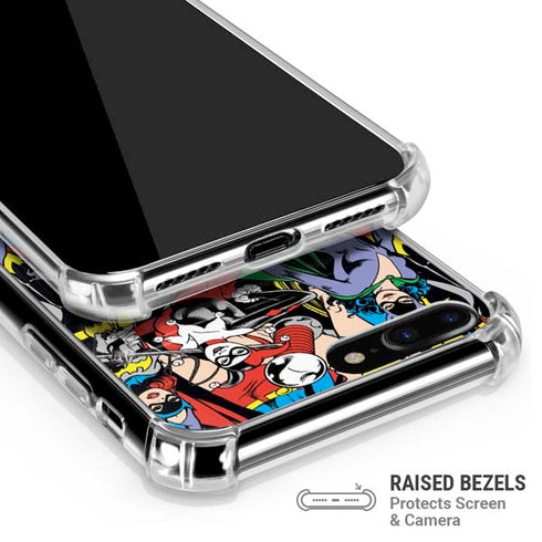 DC Comics Wonder Woman DC Bombshells Characters Pattern iPhone 7/8 Plus Clear Case