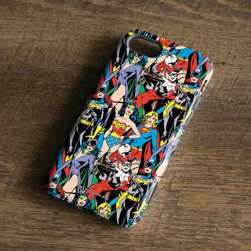DC Comics Wonder Woman DC Bombshells Characters Pattern iPhone 8 Pro Case