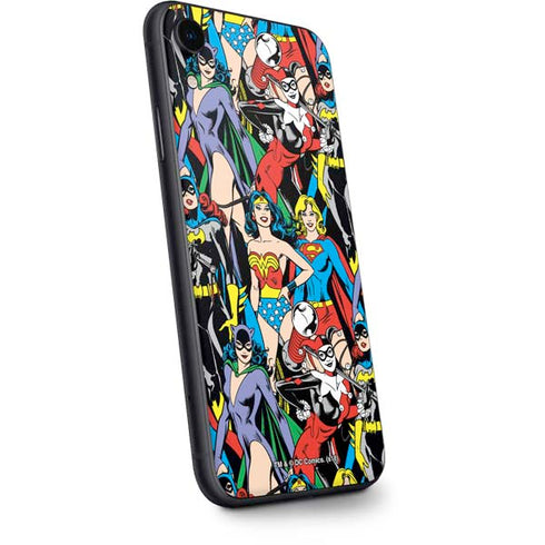 DC Comics Wonder Woman DC Bombshells Characters Pattern iPhone XR Skin