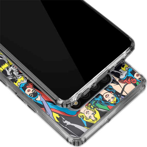 DC Comics Wonder Woman DC Bombshells Characters Pattern LG Stylo 6 Clear Case