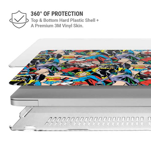 DC Comics Wonder Woman DC Bombshells Characters Pattern MacBook Air 13in M1 (2021) Case plus Skin