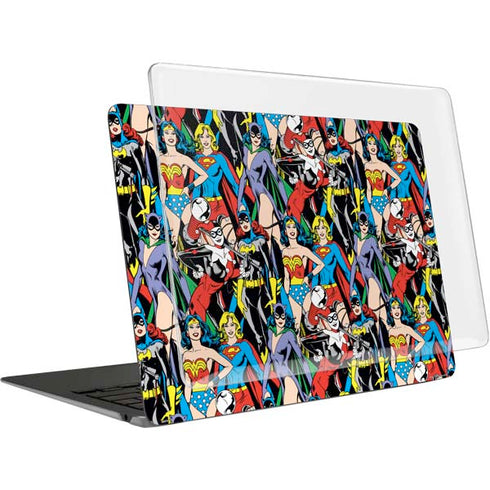 DC Comics Wonder Woman DC Bombshells Characters Pattern MacBook Air 15in (2023-2025) Case plus Skin