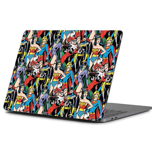 DC Comics Wonder Woman DC Bombshells Characters Pattern Apple MacBook Pro 13-inch Skin