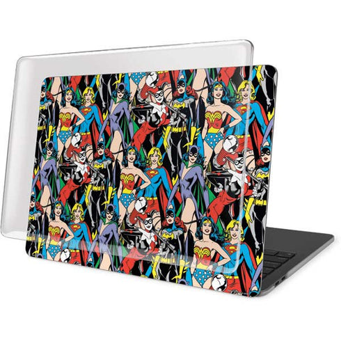 DC Comics Wonder Woman DC Bombshells Characters Pattern MacBook Pro 15in (2016-19) Case plus Skin