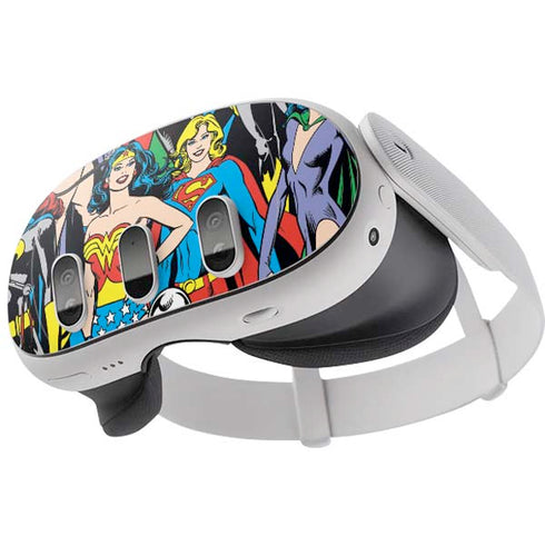 DC Comics Wonder Woman DC Bombshells Characters Pattern Meta Quest 3 Skin