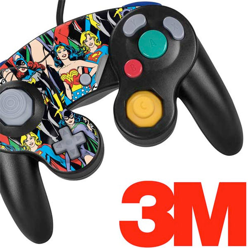 DC Comics Wonder Woman DC Bombshells Characters Pattern Nintendo GameCube Controller Skin