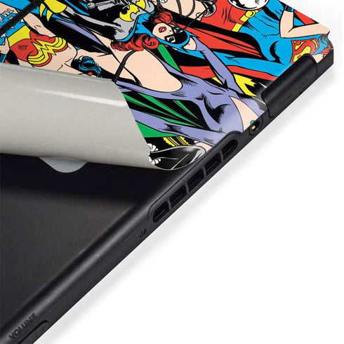 DC Comics Wonder Woman DC Bombshells Characters Pattern Nintendo Switch Bundle Skin
