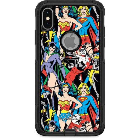 DC Comics Wonder Woman DC Bombshells Characters Pattern Otterbox Commuter iPhone Skin