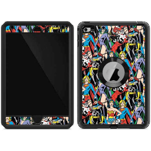 DC Comics Wonder Woman DC Bombshells Characters Pattern Otterbox Defender iPad Skin