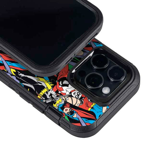 DC Comics Wonder Woman DC Bombshells Characters Pattern Otterbox Defender iPhone Skin
