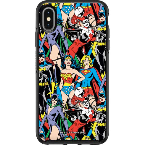 DC Comics Wonder Woman DC Bombshells Characters Pattern Otterbox Symmetry iPhone Skin