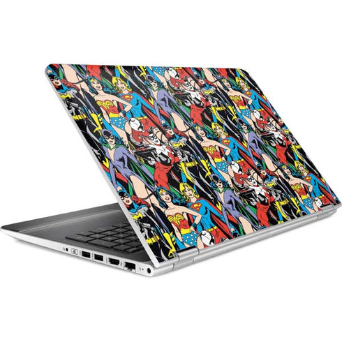 DC Comics Wonder Woman DC Bombshells Characters Pattern HP Pavilion Skin