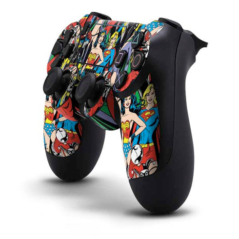 DC Comics Wonder Woman DC Bombshells Characters Pattern PS4 Pro/Slim Controller Skin