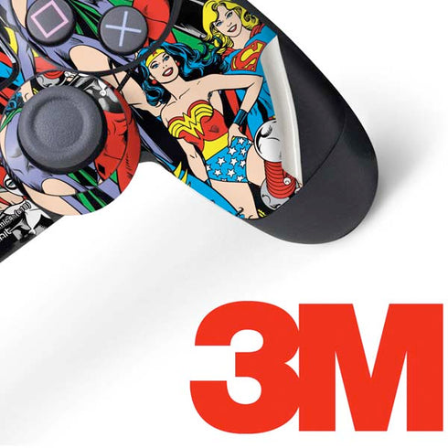 DC Comics Wonder Woman DC Bombshells Characters Pattern PS4 Pro/Slim Controller Skin