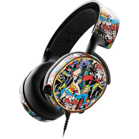 DC Comics Wonder Woman DC Bombshells Characters Pattern SteelSeries Arctis 5 Skin