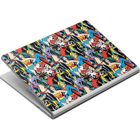 DC Comics Wonder Woman DC Bombshells Characters Pattern Surface Book Skin