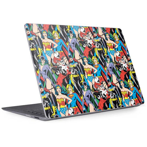 DC Comics Wonder Woman DC Bombshells Characters Pattern Surface Laptop 2 Skin
