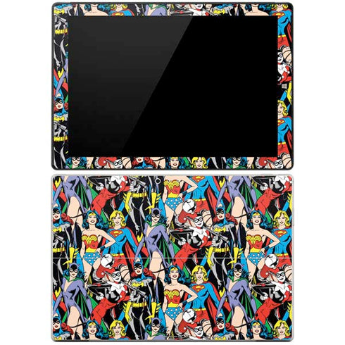 DC Comics Wonder Woman DC Bombshells Characters Pattern Surface Pro 3 Skin