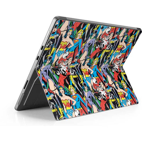 DC Comics Wonder Woman DC Bombshells Characters Pattern Surface Pro 9 Skin