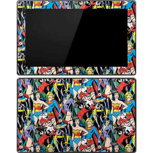 DC Comics Wonder Woman DC Bombshells Characters Pattern Surface Pro Tablet Skin