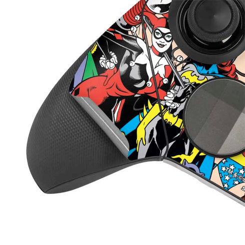 DC Comics Wonder Woman DC Bombshells Characters Pattern Xbox Elite Wireless Controller Series 2 Skin