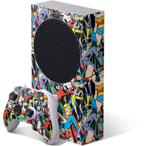 DC Comics Wonder Woman DC Bombshells Characters Pattern Xbox Series S Skins