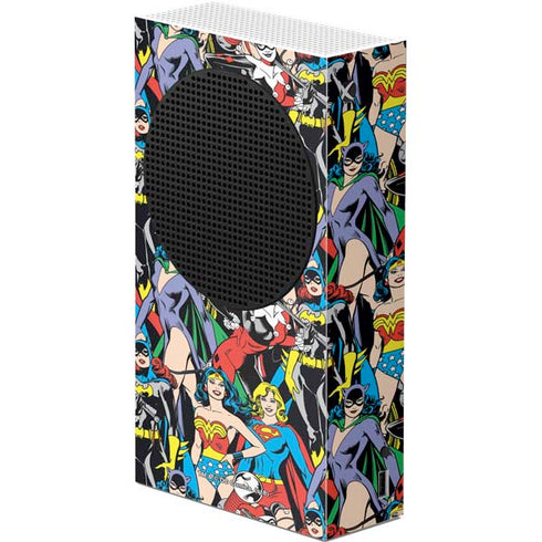 DC Comics Wonder Woman DC Bombshells Characters Pattern Xbox Series S Console Skin