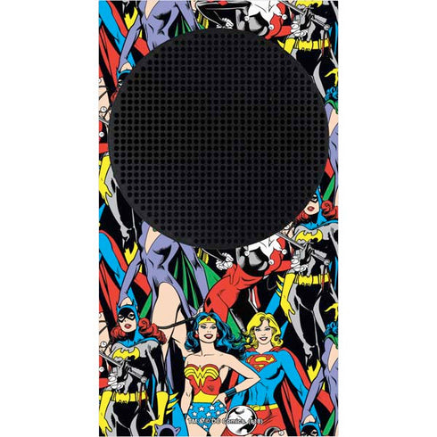 DC Comics Wonder Woman DC Bombshells Characters Pattern Xbox Series S Console Skin