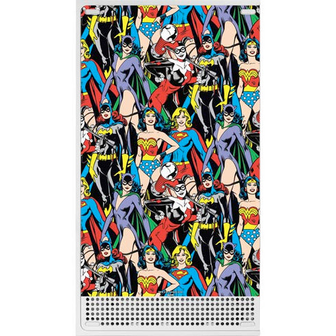 DC Comics Wonder Woman DC Bombshells Characters Pattern Xbox Series S Console Skin
